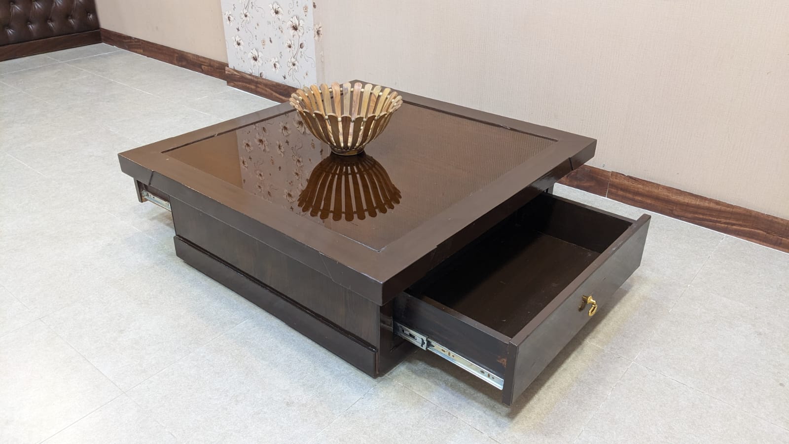 Center Table with Drawers