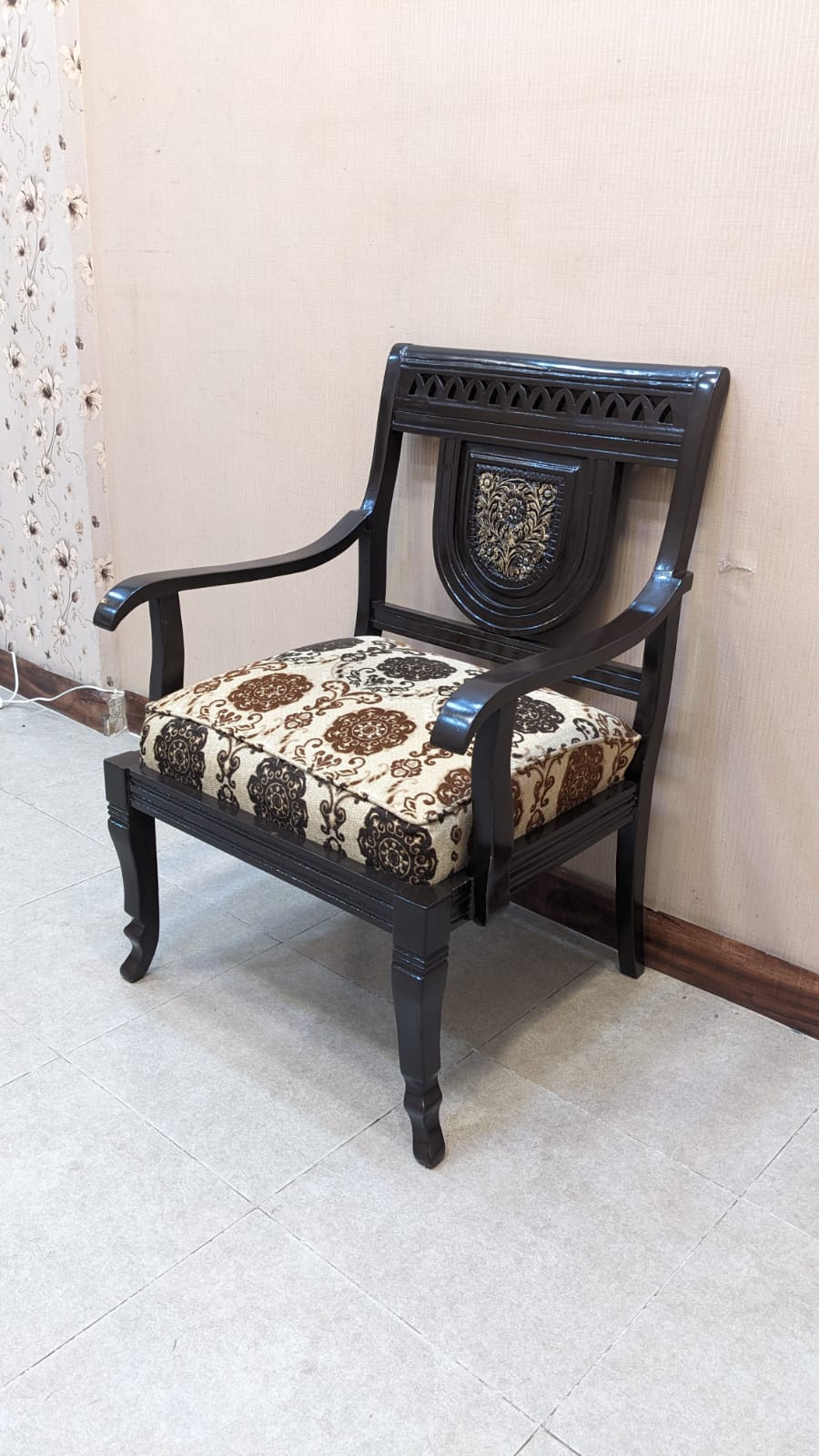 Solid Sheesham Wood 4 Seater Sofa Set