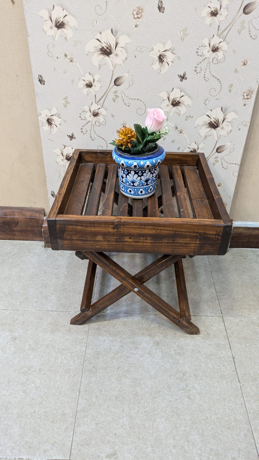 Brand New Foldable Wooden Tray Table