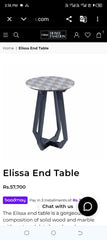 Celeste Home Fashion Elissa Corner Table
