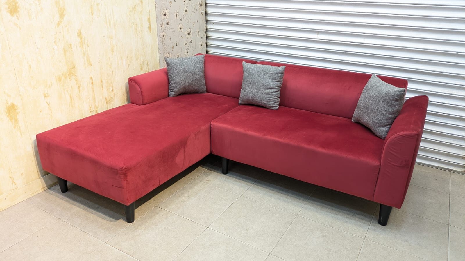 Habitat Osborne L-Shaped 4-Seater Sofa