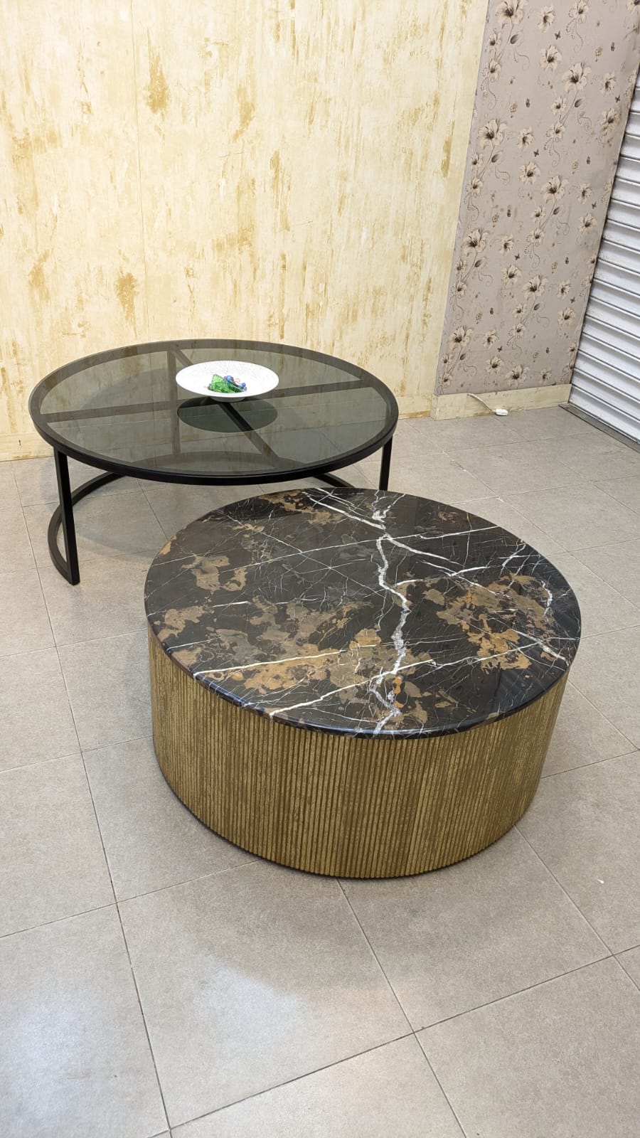 4 Pieces Nesting Coffee Tables with Side Tables Set