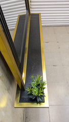 Console with Wall Mounted Mirror