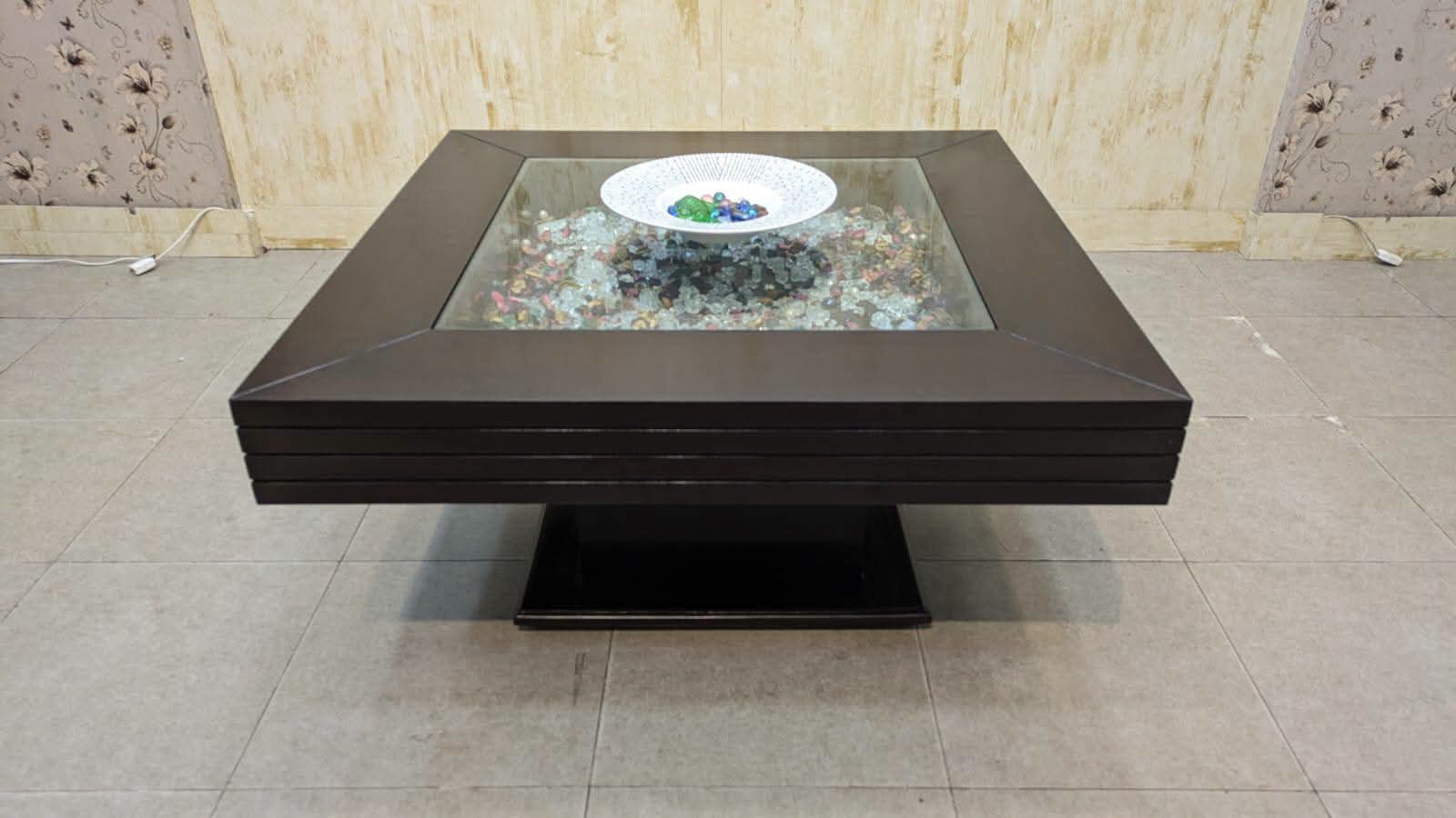 Center Table with 2 Side Tables Set