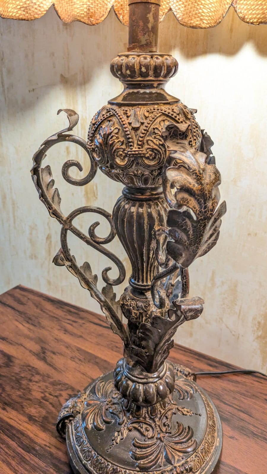 Vintage Pair Of Table Lamps