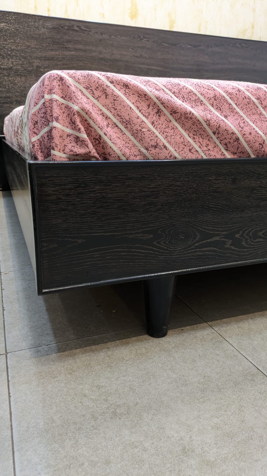 Habitt king Size Bed With Attached Side Table