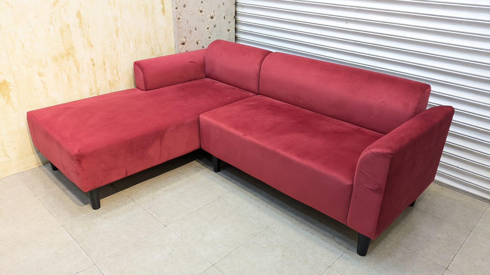 Habitat Osborne L-Shaped 4-Seater Sofa