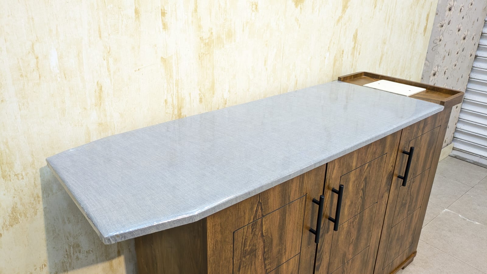 Brand New 3 Door Iron Table
