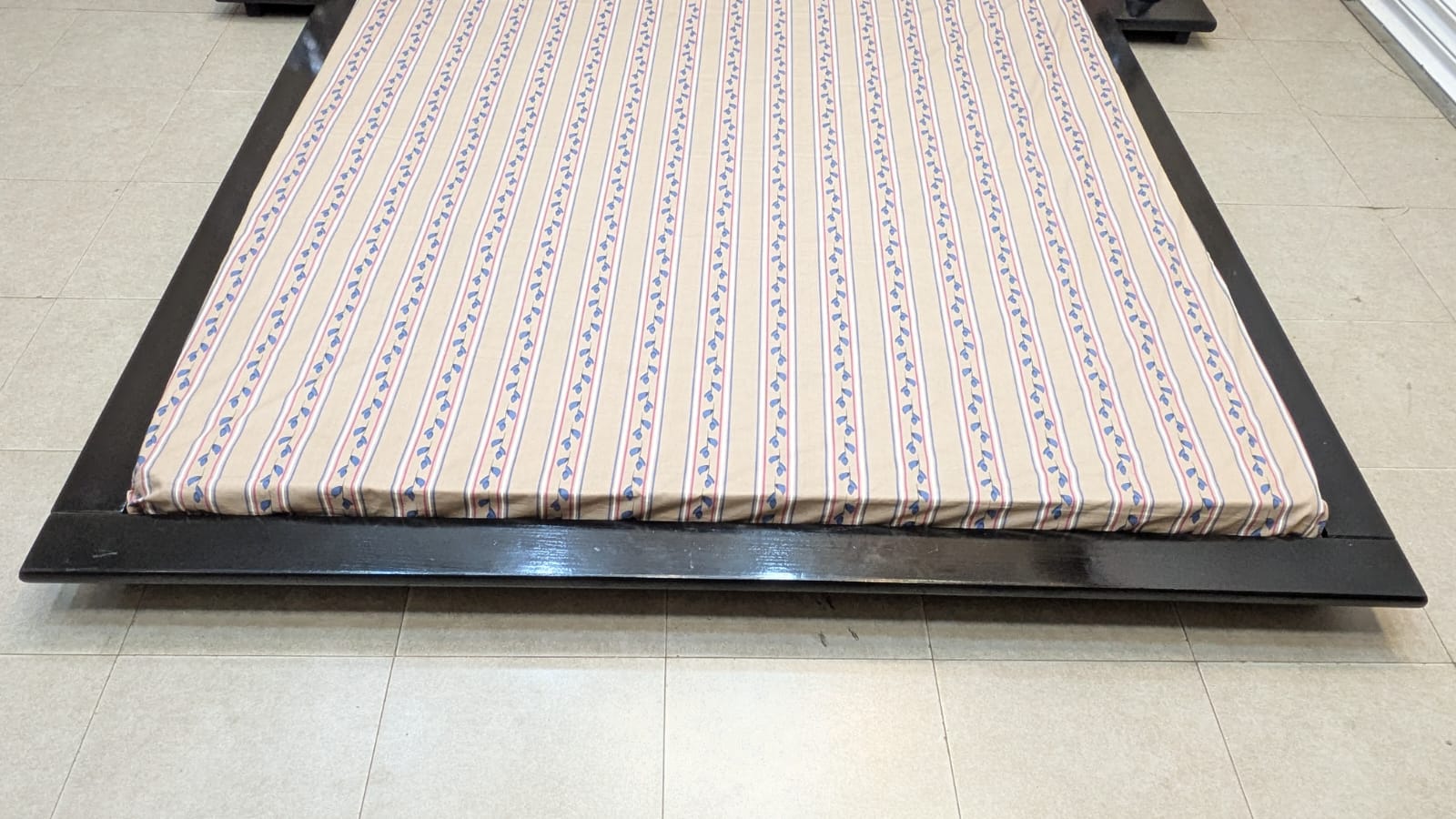 Floor Bed With Attached side table
