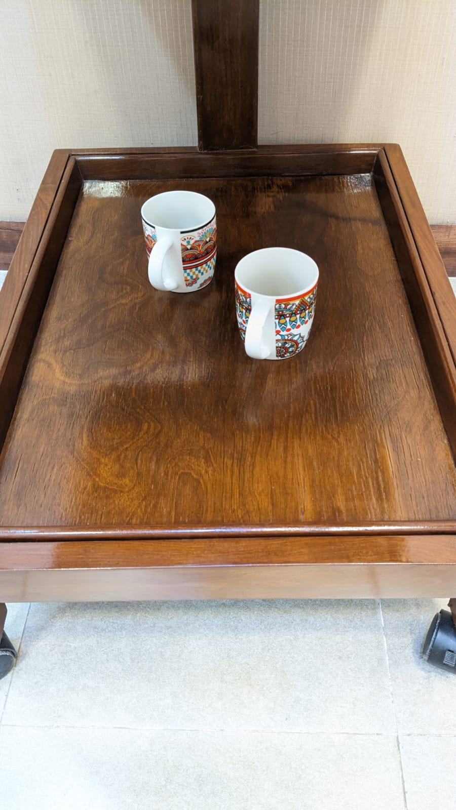 Sheesham Wood Tea Trolley