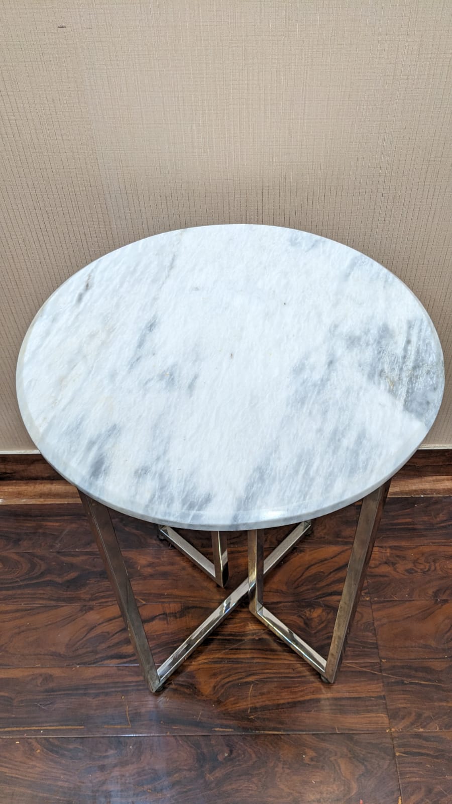 Marble Top Corner Table