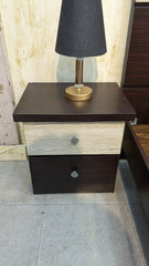 Twin Size Bed with 1 Side Table