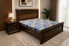 King Size Bed With 1 Side Table