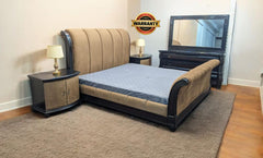 🔥Habitt🔥 King Size Bed with 2 Side Tables & Dressing Table