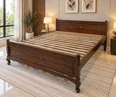 Queen Size Bed Solid sheesham wood