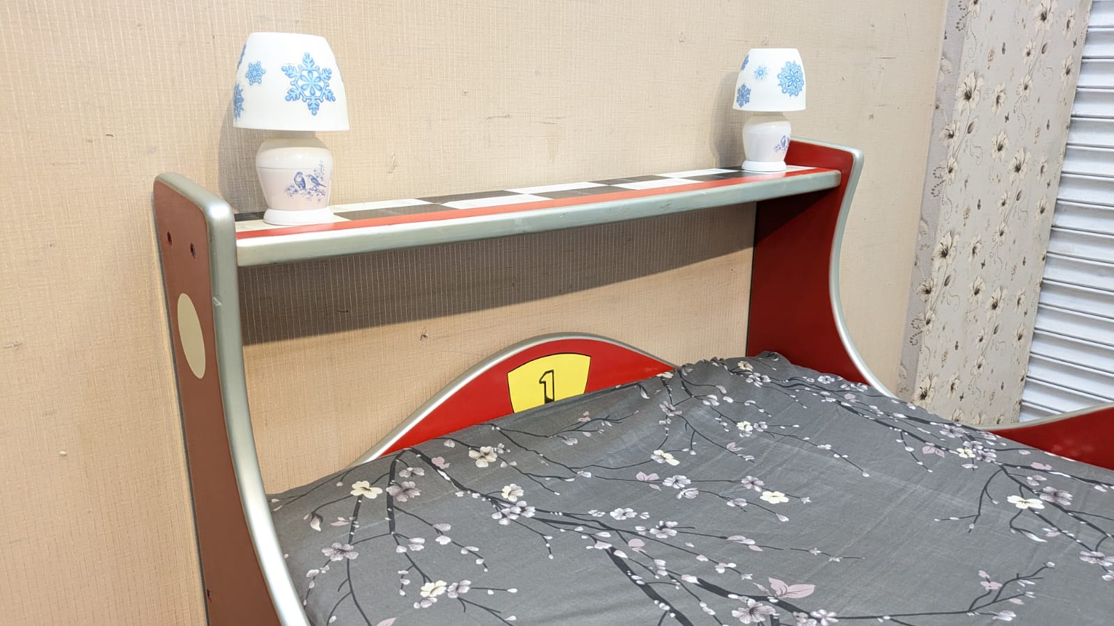 Kid's Ferrari Car Bed Set