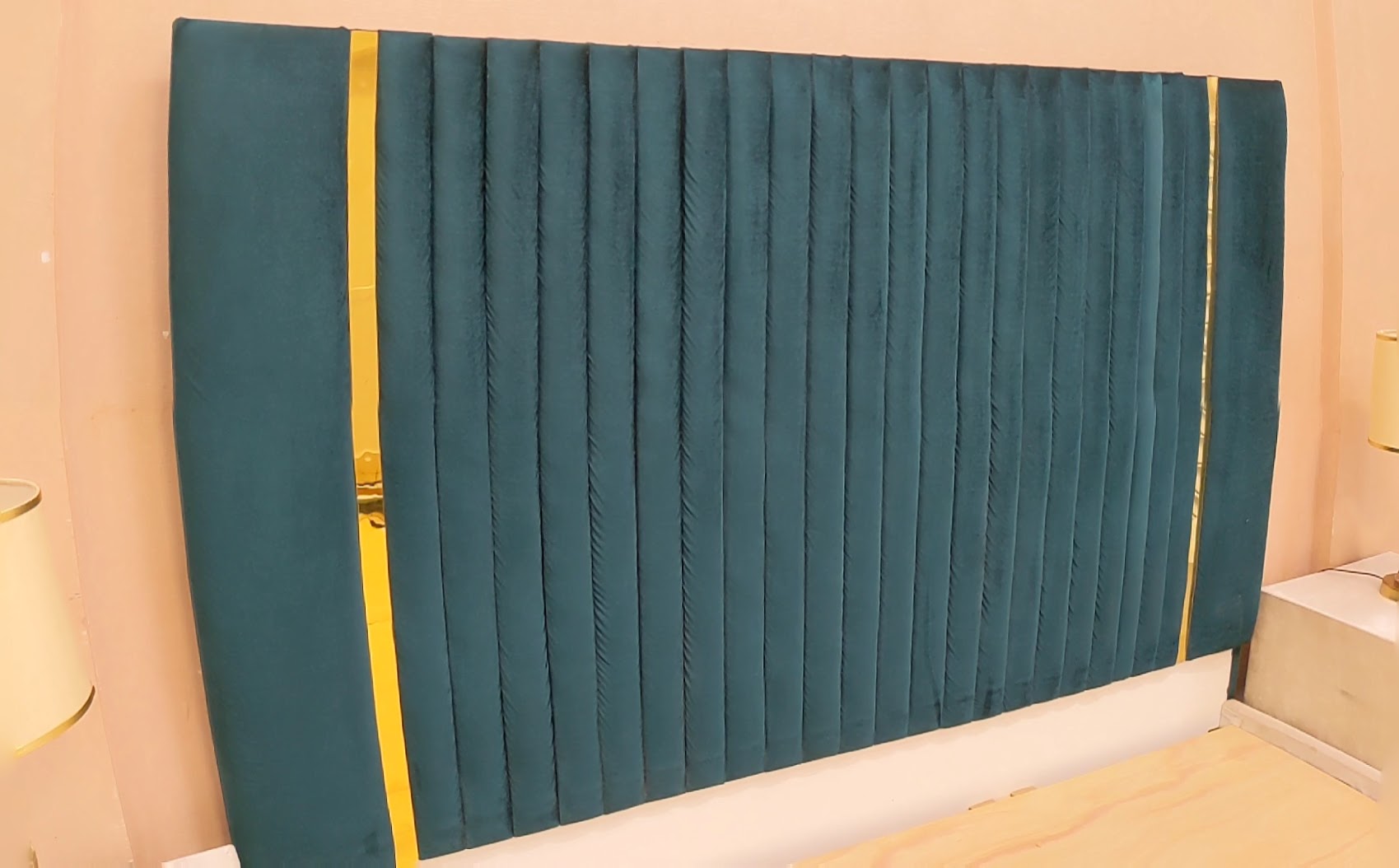 Fully Cushioned king Size Bed Set