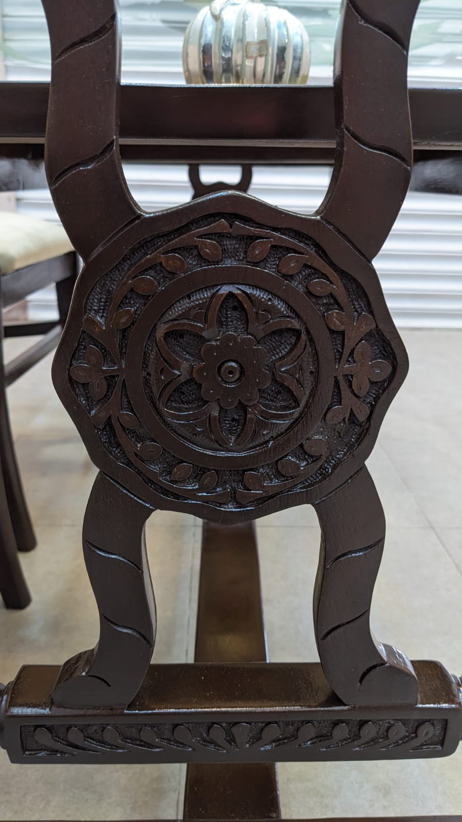 Sheesham Wood 6 Seater Dining Table