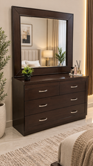 Elegant Dressing Table With Wall mounted Mirror