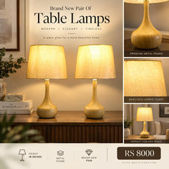 Brand new pair of lamps