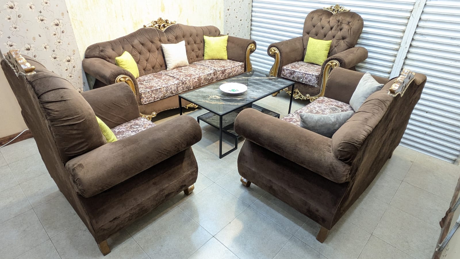 Luxurious 7 Seater Sofa Set