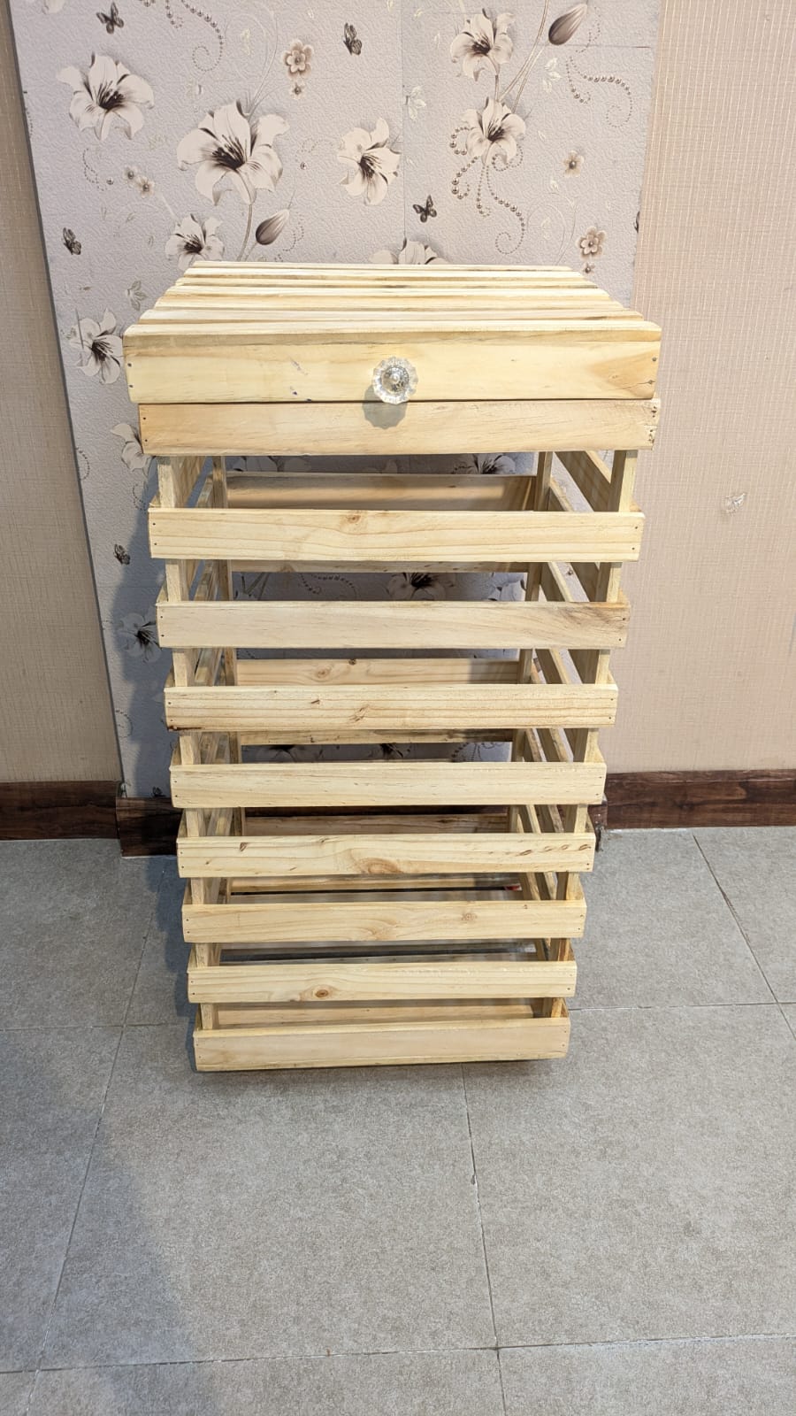 Brand New Pure Wooden Laundry Bin