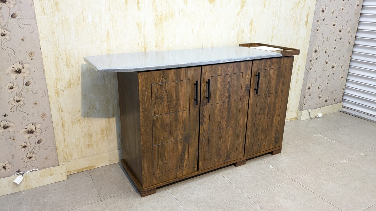 Brand New 3 Door Iron Table