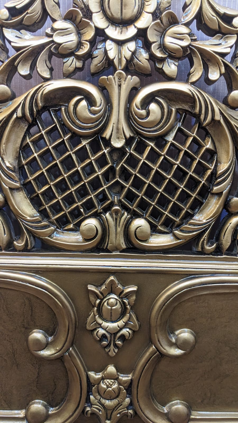 Solid Sheesham Wood Chinioti King Size Bed Set