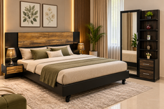 Habitt King Size Bed Set