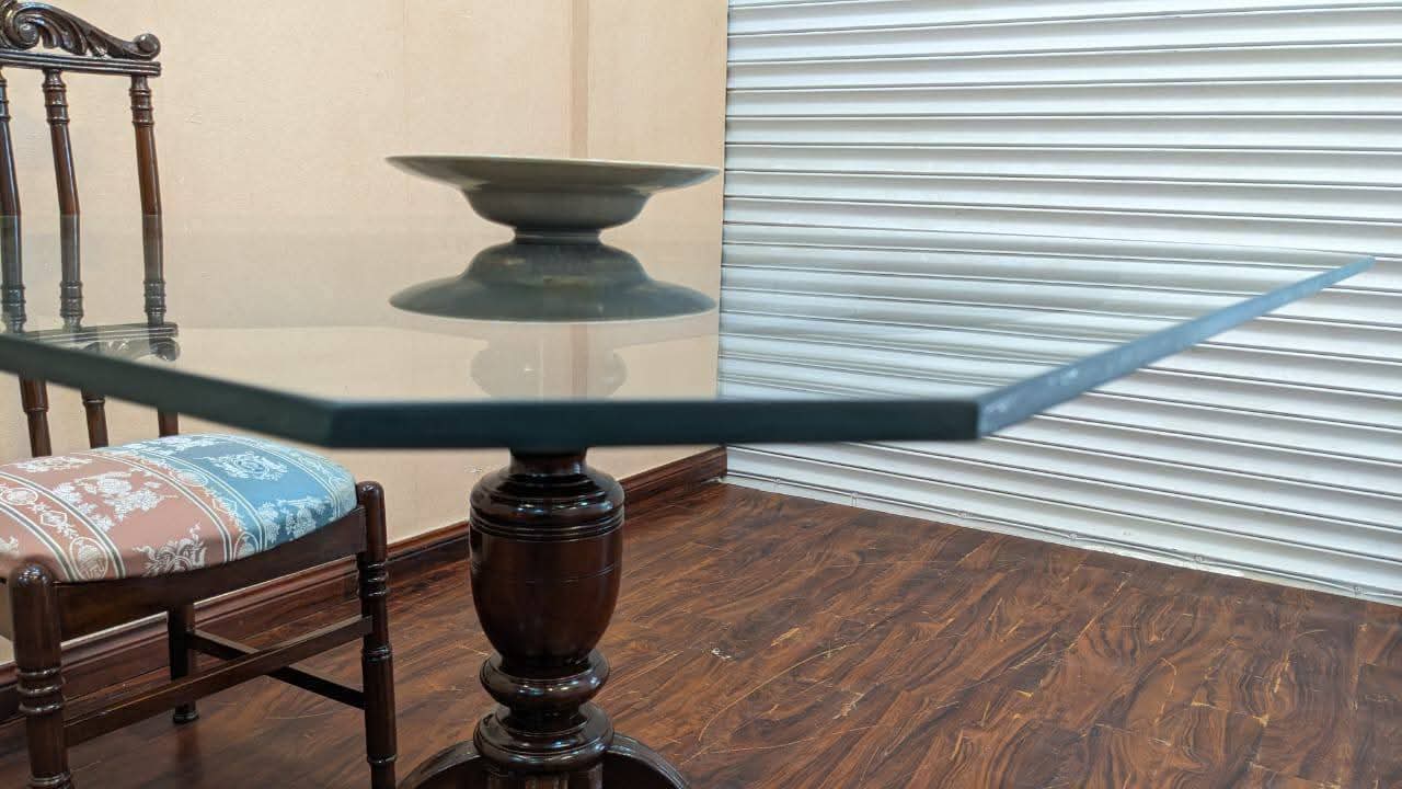Solid Sheesham Wood 4 Seater Dining Table