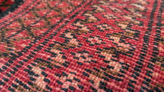 Antique Hand Knotted Persian Turkmen Rug