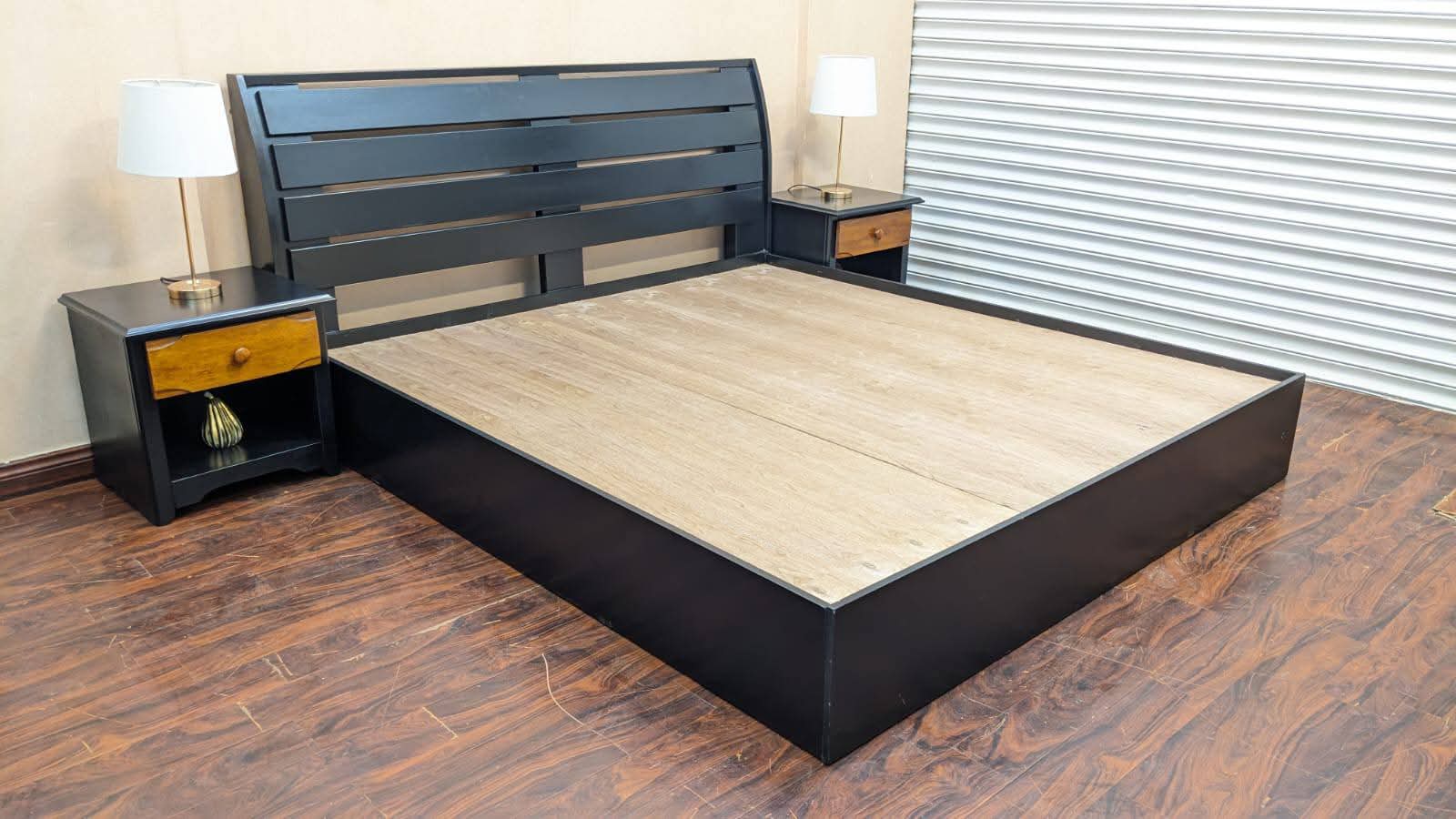 🔥Index Furniture 🔥 King Size Bed with 2 Side Tables