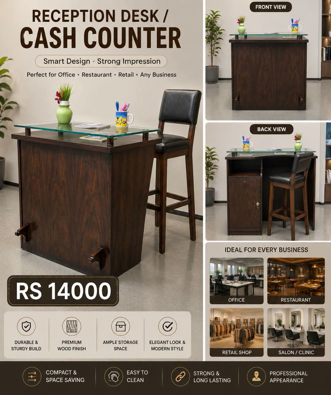 Stylish Counter Table