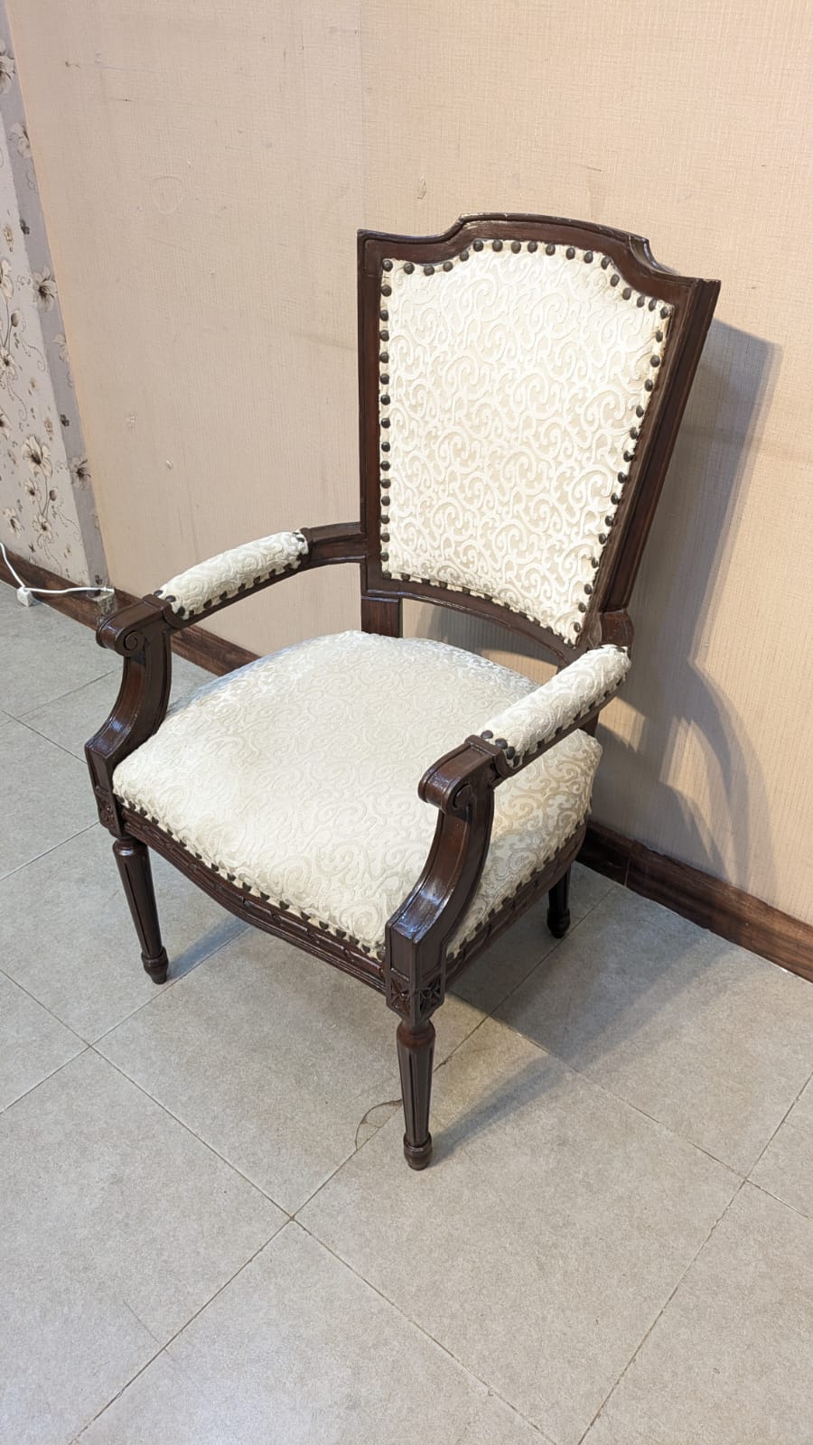 Solid Sheesham Wood Pair Of Bedroom Chairs