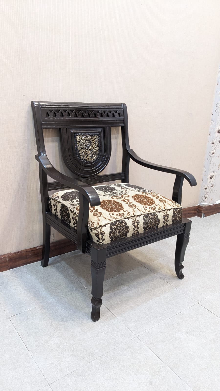 Solid Sheesham Wood 4 Seater Sofa Set