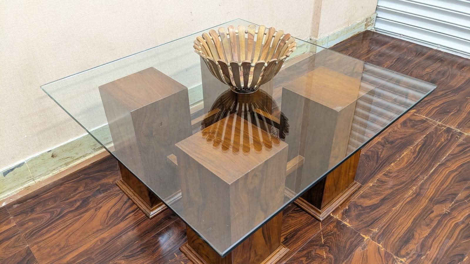 Solid Sheesham Wood Center And Side Tables Set