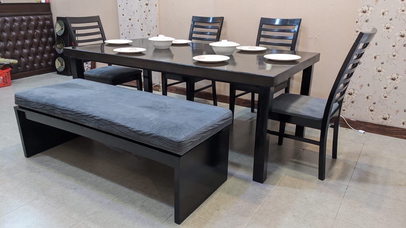 Habitt Trapezoid 6 Person Dining Table