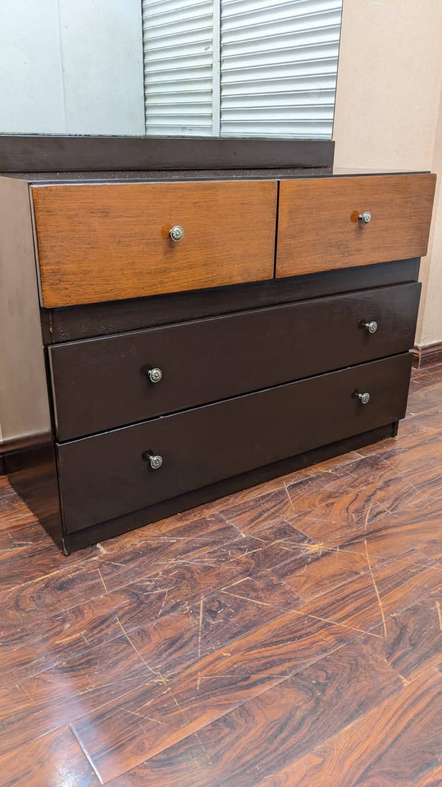 King Size Bed with 2 Side Tables and Dressing Table