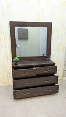 Elegant Dressing Table With Wall mounted Mirror