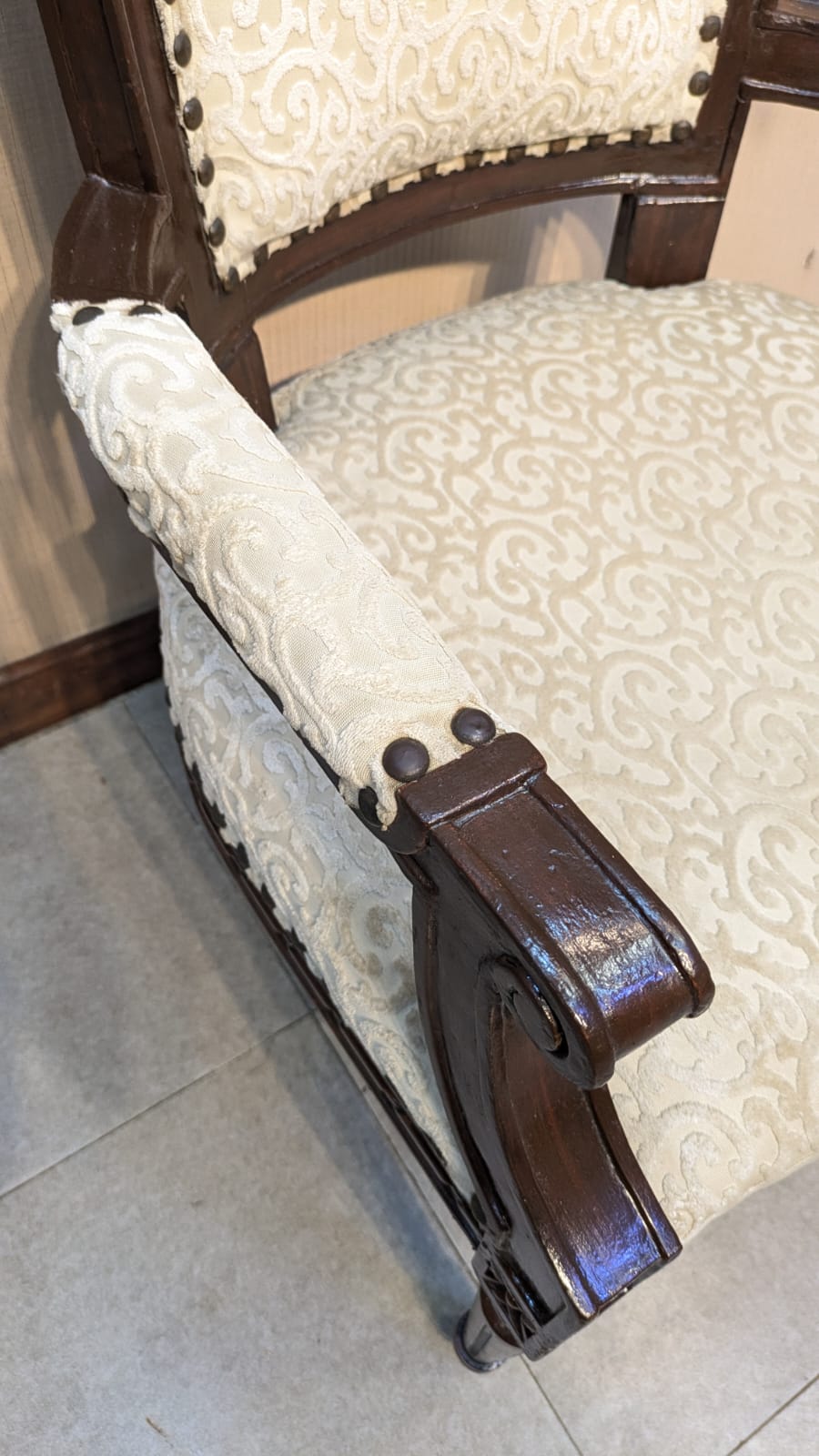 Solid Sheesham Wood Pair Of Bedroom Chairs