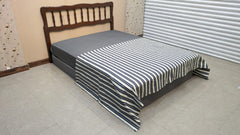 Queen Size Bed With Box Mattress and Spring Mattress