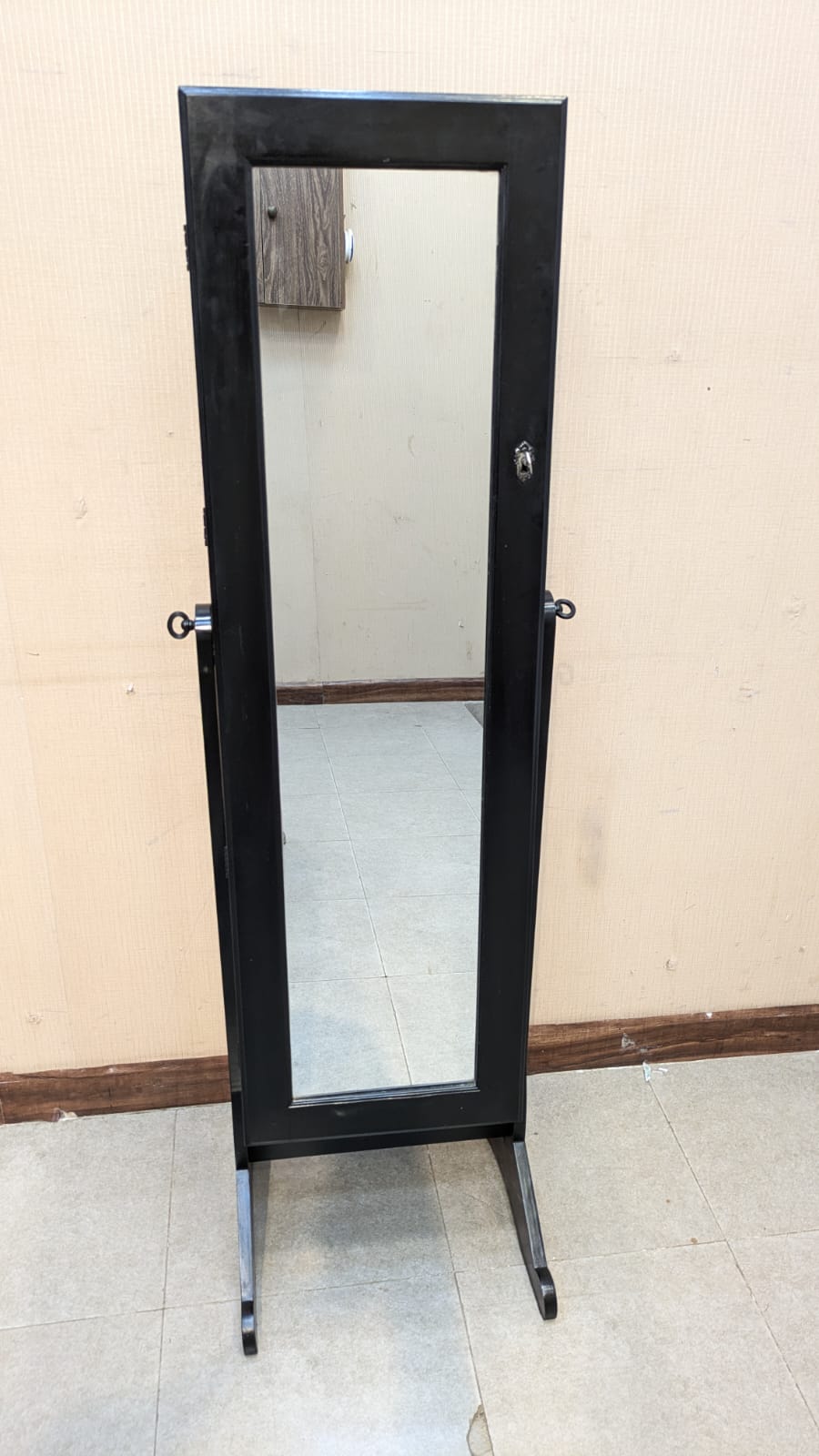 Imported Jewelry Cabinet with Full Length Mirror