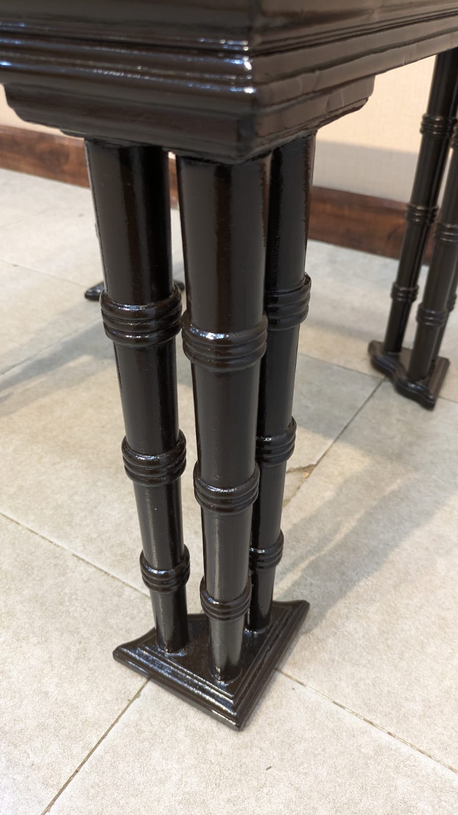 Solid Sheesham Wood Center and Side Tables Set