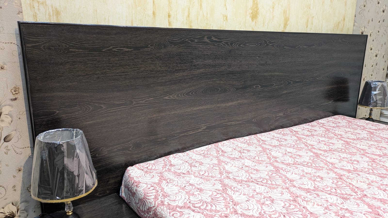 Habitt king Size Bed With Attached Side Table
