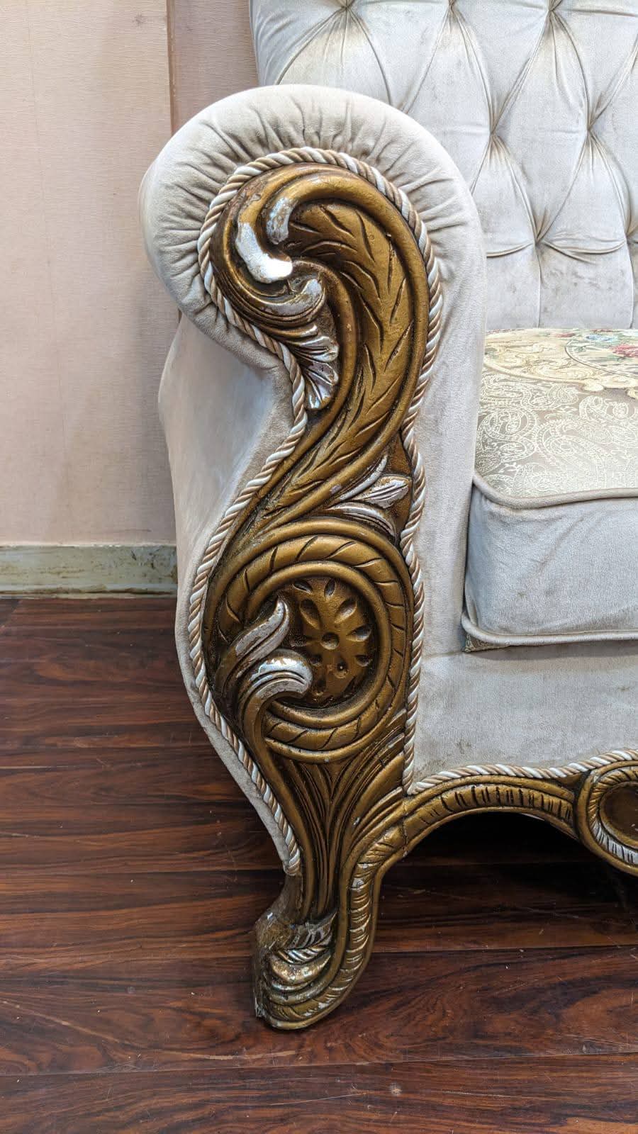 Pair Of High Back Chairs