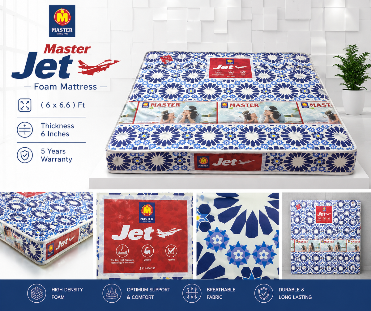 Brand New Master Jet Foam Mattress