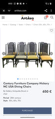 Imported USA 6 Dining Chairs