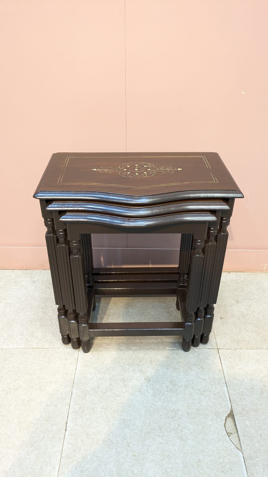 Solid Sheesham Wood Nesting Tables