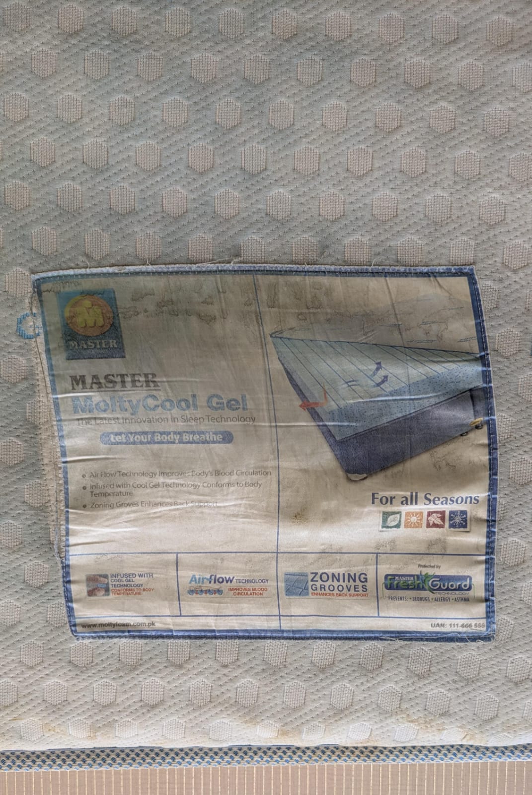 Master Molty Cool Gel Mattress