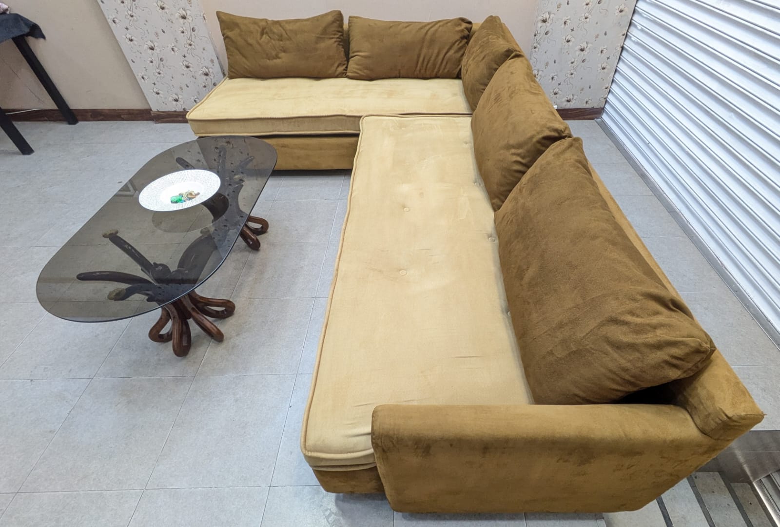 Comfortable 7 Seater L Shape Sofa Set